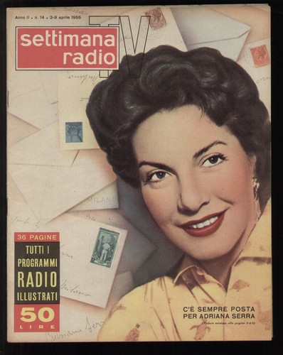 Settimana radio 1955 - radio, tv