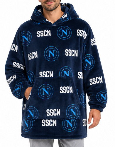 Plaid poncho ssc napoli - tv,