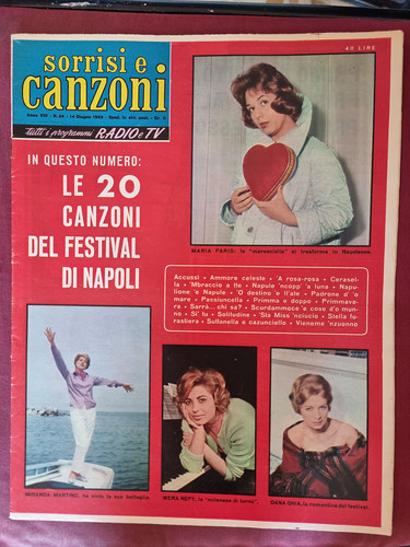 Sorrisi canzoni 24 1959 - tv, e