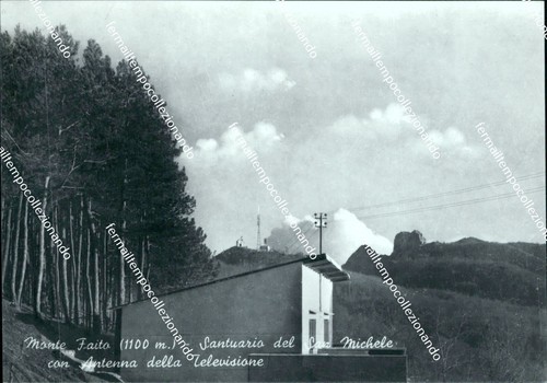 Aa803 cartolina monte faito - monte,