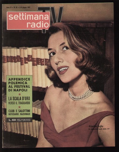Settimana radio 1957 - settimana, tv